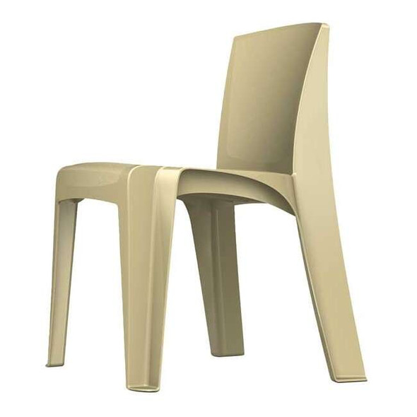 Cortech Stacking Chair, RazorBack Series, Polypropylene Buff 86484-B