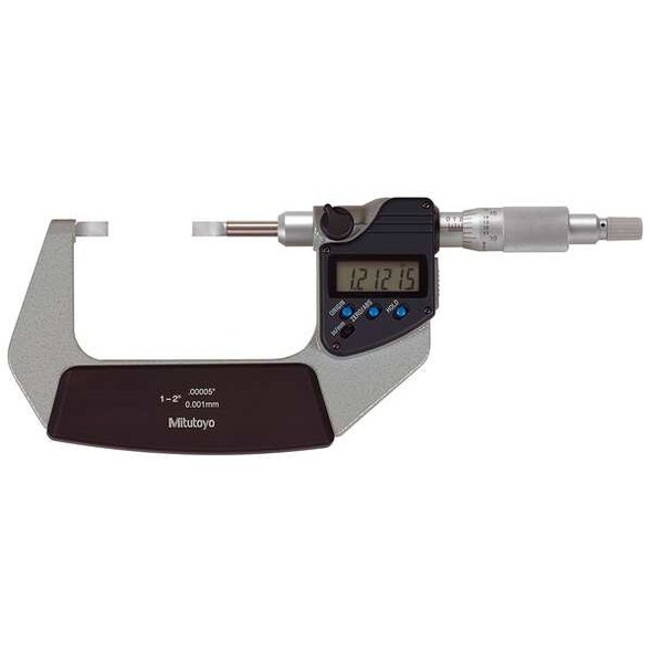 Mitutoyo Digital Micrometer,Blade,1 to 2",SPC 422-331-32