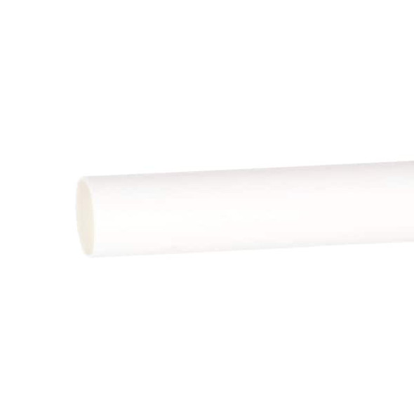 Heat Shrink Tube, Thin Wall, 2:1 I.D. Shrink Ratio, 0.38 in I.D. Before Shrinking, White, 200 ft
