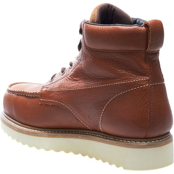 Wolverine Men's 6-Inch Work Boot, 10 M, Steel Toe, 6 in H, Brown, 8289 W08289