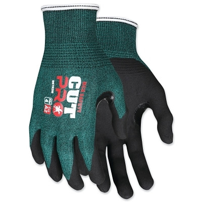 CutPro® 96782 HyperMax® Nitrile-Foam Coated Gloves, Medium, Green/Black