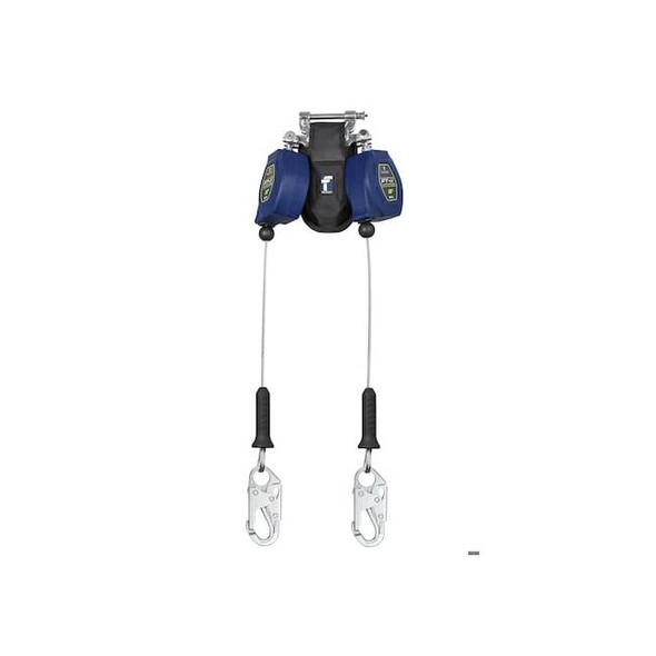 FT-X Self Retracting Lifeline, 8 ft. Length, Quick-Connect, Aluminum, 2 Leg(s)