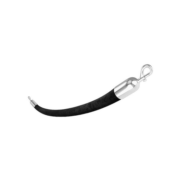 Visiontron Barrier Rope, Velour, 6 ft L 841BK72SE-SC