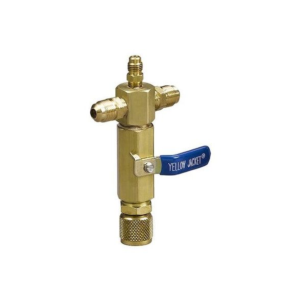 Yellow Jacket Single Manifold Gauge, 1 Valve 93850