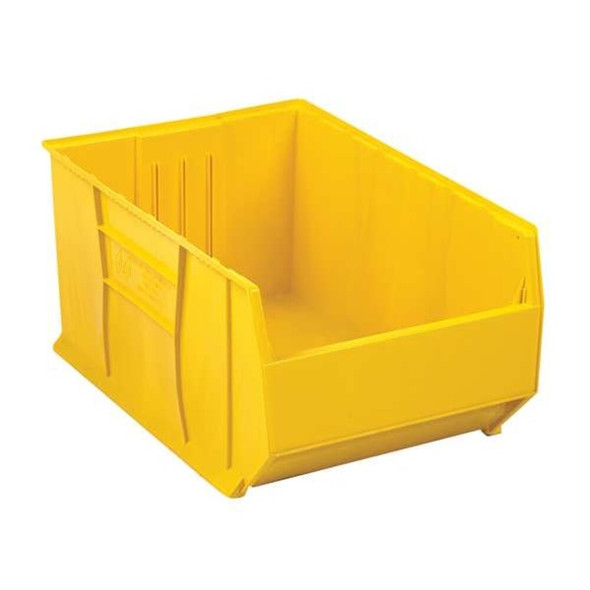 Storage Bin, Polypropylene, Yellow, 17 1-2 in H, 23 7-8 in W, 35 7-8 in L  QUS997YL