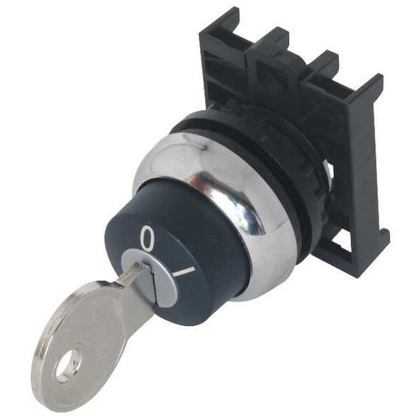 Eaton KeyedSelectorSwitch,Black,2Pos,22mm M22M-WRS-A1 Eaton KeyedSelectorSwitch,Black,2Pos,22mm M22M-WRS-A1
