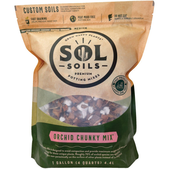 Sol Soils 4 Qt. Orchid Chunky Mix 01-005-03