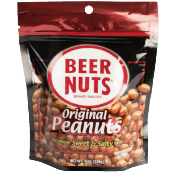 Beer Nuts 8 Oz. Original Peanuts 752489 Pack of 12