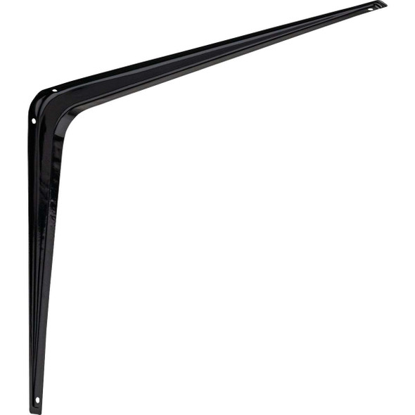National Hardware 12 In. x 14 In. Black Shelf Bracket N218-981