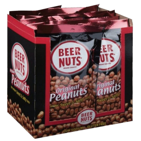 Beer Nuts 4 Oz. Original Peanuts 550503 Pack of 12 608377