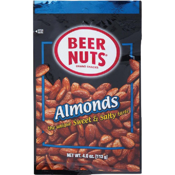 Beer Nuts 4 Oz. Sweet & Salty Almonds 520261 Pack of 12