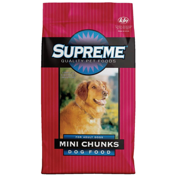 Supreme 40 Lb. Mini Chunks Dog Food 4010