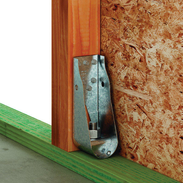 Simpson Strong-Tie 2.89 In. W x 14.8 In. H x 3.32 In. B 14 ga Galvanized Predeflected Holdown