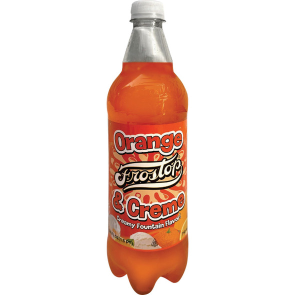 Frostop 24 Oz. Orange and Creme Soda Orange & Crme Pack of 24