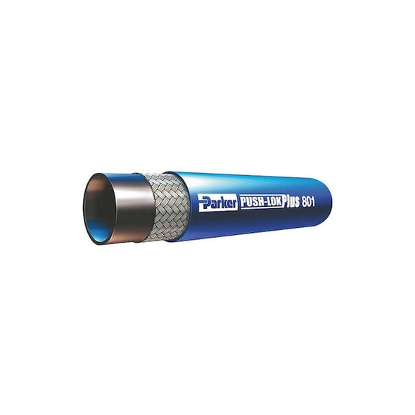 Parker Hydraulic Hose,1/2" I.D,50 ft. L 801-8-BLU-BX
