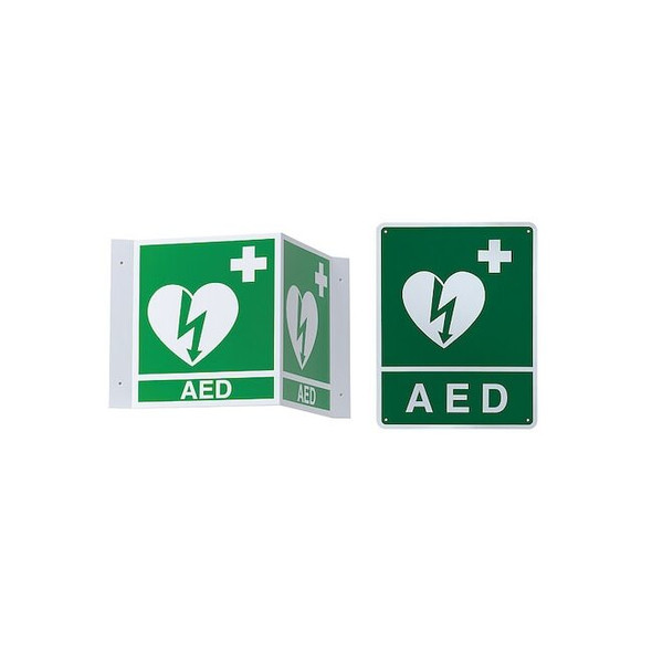 Zoll AED Wall Sign Kit,8-1/2" H x 11" W 8000-0825