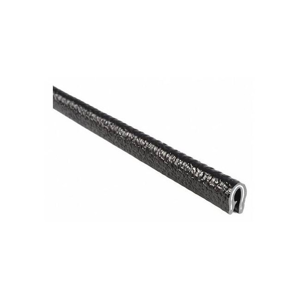 Trim Seal, PVC, Aluminum, 250 ft Length, 5/8 in Overall Width