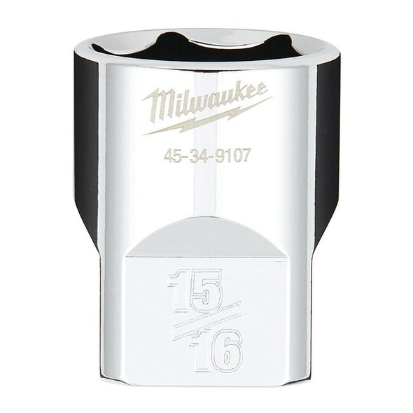 1/2 in. Drive 15/16 in. SAE 6-Point Socket with FOUR FLAT Sides