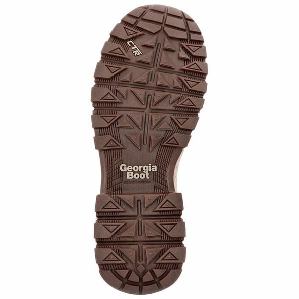 Georgia Boot Wellington Boot,M,7 1/2,Brown,PR GB00557