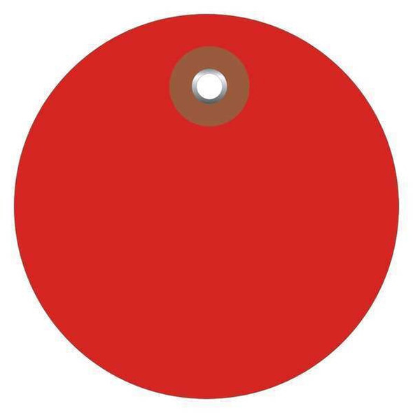 Partners Brand Tag,Plastic,Circle,2",Red,PK100 G26070 Partners Brand Tag,Plastic,Circle,2",Red,PK100 G26070