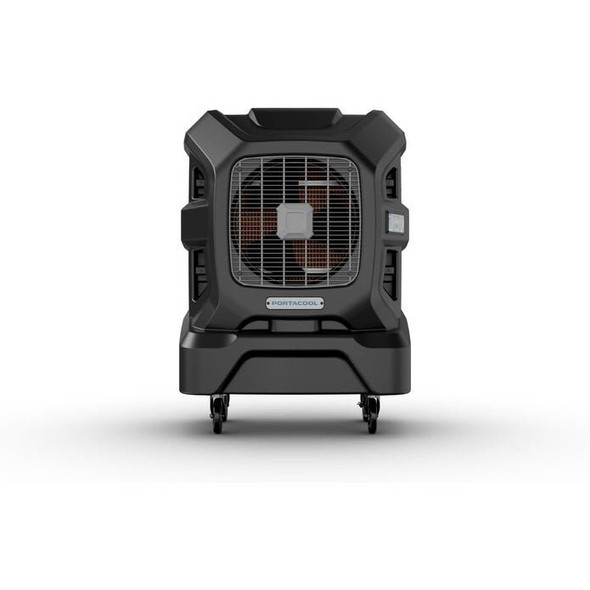 Portable Evaporative Cooler, 4,000 cfm, 1,200 sq ft, 40 gal, Direct