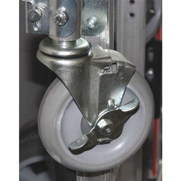 B & P Manufacturing Swivel Stem Caster with Brake 8021-003