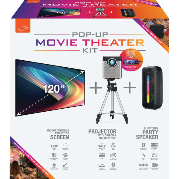 iLive Pop-Up Movie Theater Kit THE2024BDL