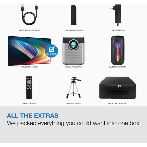iLive Pop-Up Movie Theater Kit THE2024BDL 627403