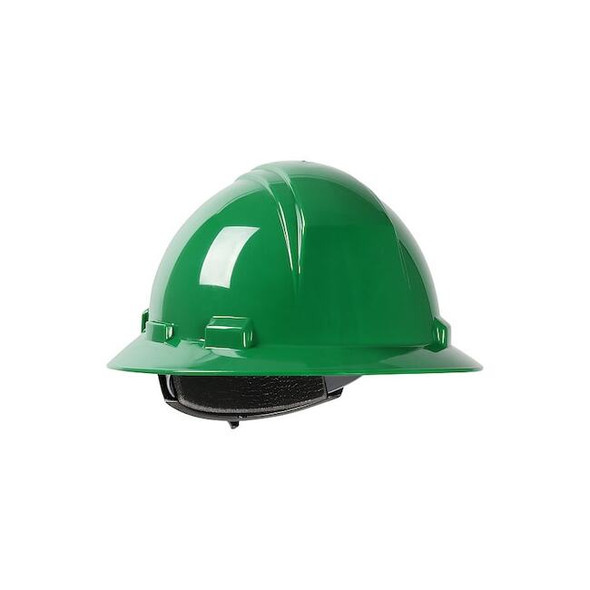 Hard Hat, Dynamic, HDPE, 4 Point Ratchet, Type 1, Class E, Green