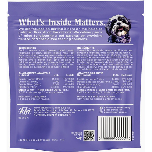 NutriSource Little Bites 6 Oz. Duck Dog Treat 80006 722106