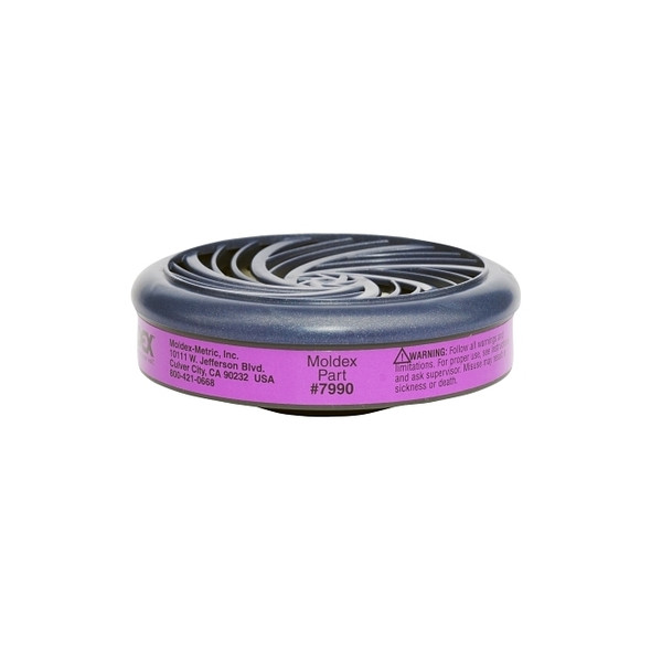 P100 Particulate Filter Cartridge for 7000/7800/9000 Series Respirators, Oil/Non-Oil Based Particulate Aerosols, Magenta