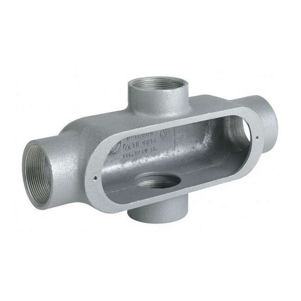 Hubbell Killark Conduit Outlet Body,Iron,Trd Sz 1in OX-3M