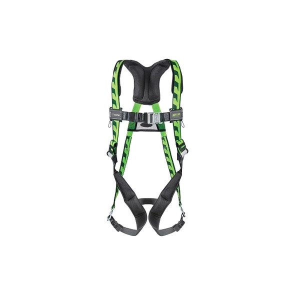 AirCore™ Full-Body Harness, Steel Stand-Up Back D-Ring, Universal, Quick-Connect Straps, Green