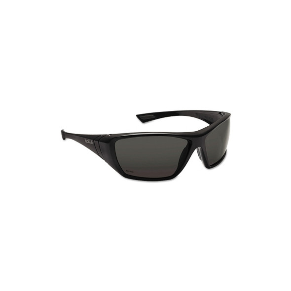 Hustler Safety Glasses, Polarized Lens, Anti-Fog, Anti-Scratch, Black Frame
