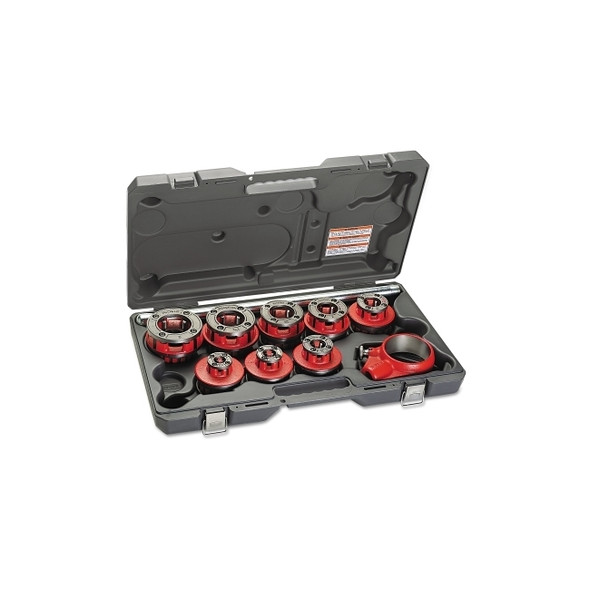 Exposed Ratchet Threader Set, 1/8 in (NPT) to 2 in (NPT), Model 12-R