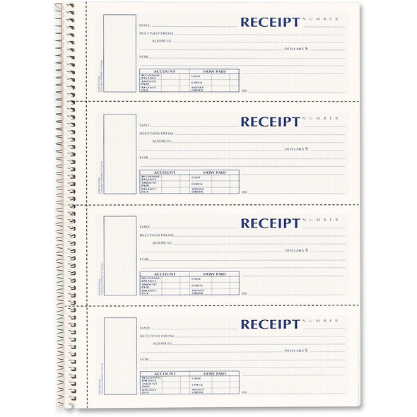 Rediform  Receipt Book S16444WCL