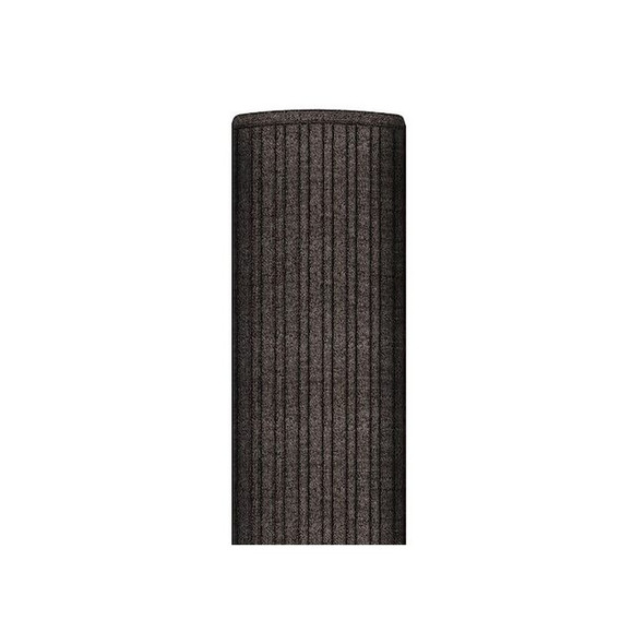 Entrance Mat, Polypropylene, 3/8 in Thick, Charcoal, 3 ft W x 10 ft L