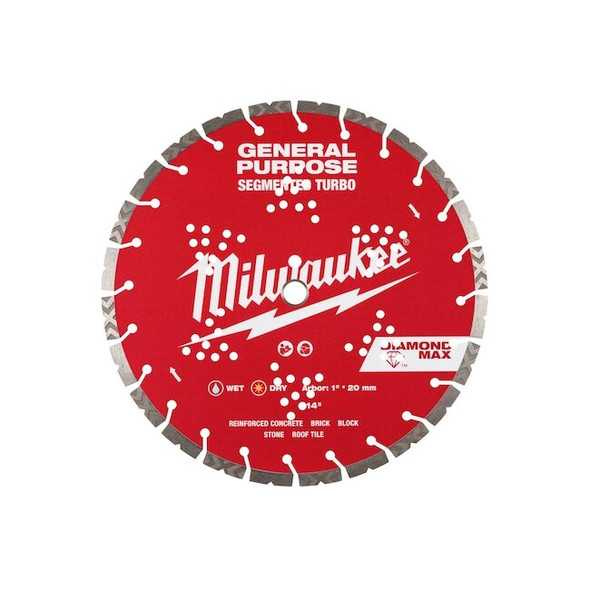 14" DIAMOND MAX Segmented Turbo, General Purpose Diamond Blade