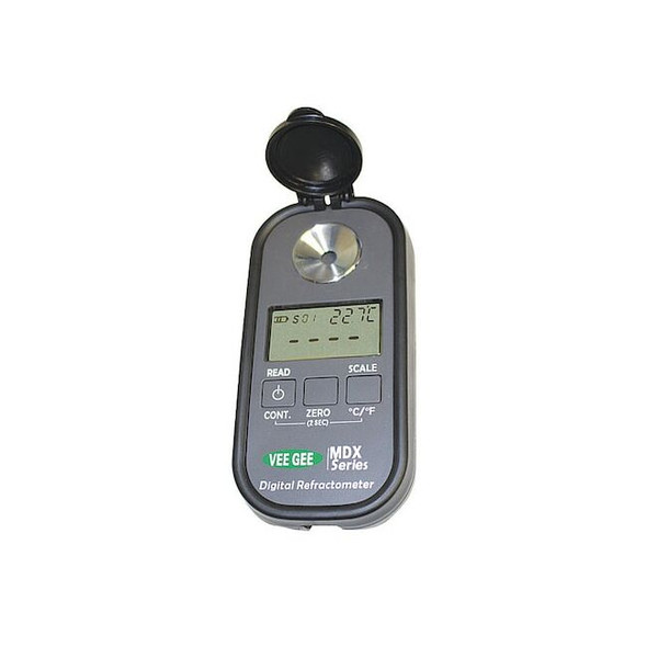 Vee Gee Digital Refractometer, nD, Brix, 0.0-90.0% 48102