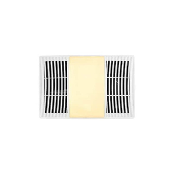 Broan-Nutone Heater Exhaust Fan,Round,4" Dia.,80 cfm BHFLED80