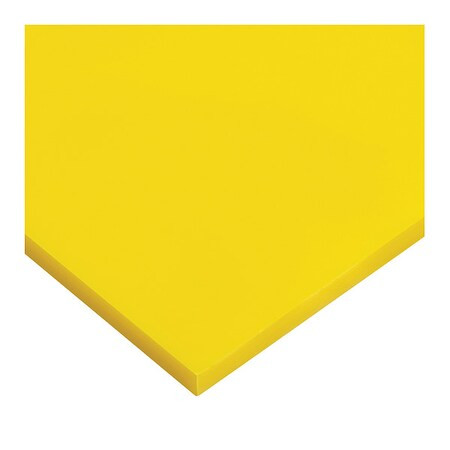 Yellow Cast Acrylic Acrylic Sheet 96" L x 48" W x 1/8" Thick