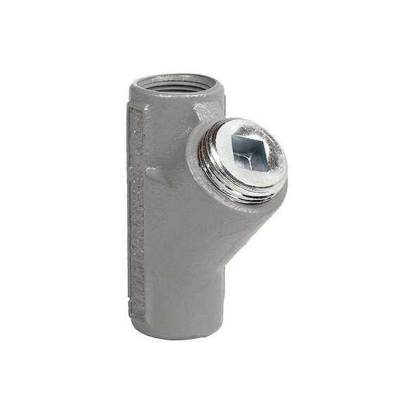 Conduit Fitting Sealing, 3/4 in, Threaded, Iron, Powder Coated, Gray