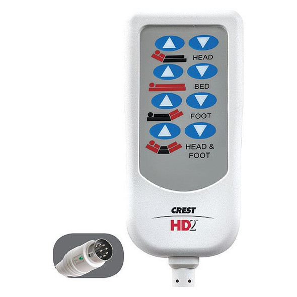 Crest Healthcare Bed Control,HD2,For NOA,8-Pin Din BCAK800
