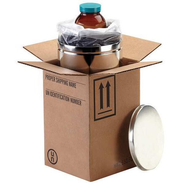 Berlin HAZMAT Shipping Kit,8 oz. Bottle,PK4 HMS-6651M