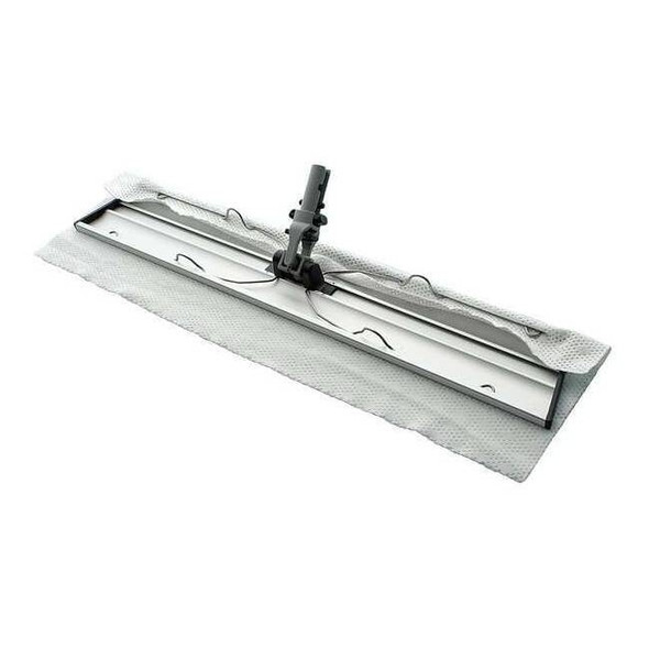 Berkshire 22-53/64" Flat Mop Frame, Silver, Black BCR.MOP2.1