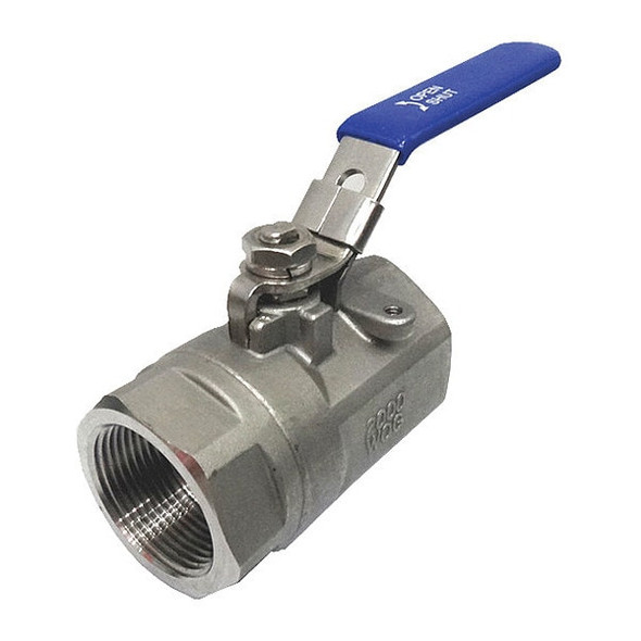 Manufacturer Varies 1" FNPT Stainless Steel Ball Valve Inline 06Q221N06010