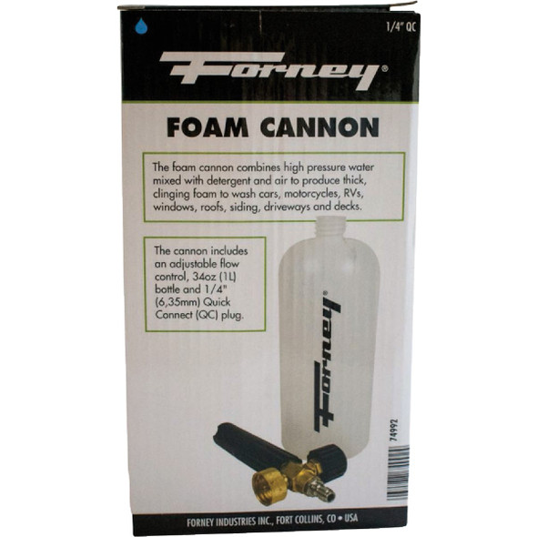 Forney 34 Oz. 1-4 In. Plug Quick Connect Foam Cannon 74992 735259