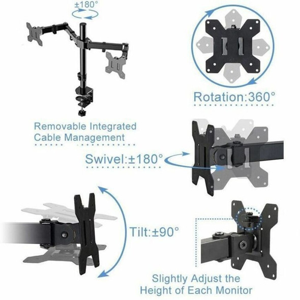 Rocelco  Desk Mount RDM2 SPR-RCLRDM2