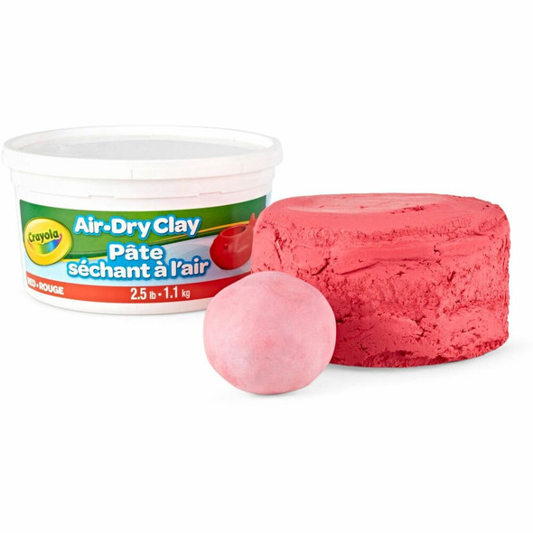 Crayola Air-Dry Clay - Art, Classroom, Art Room - Red - 1 Each Crayola Air-Dry Clay - Art, Classroom, Art Room - Red - 1 Each