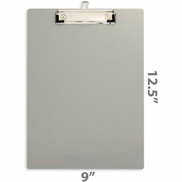Officemate Magnetic Clipboard - Aluminum - Gray - 1 Each 83217 SPR-OIC83217